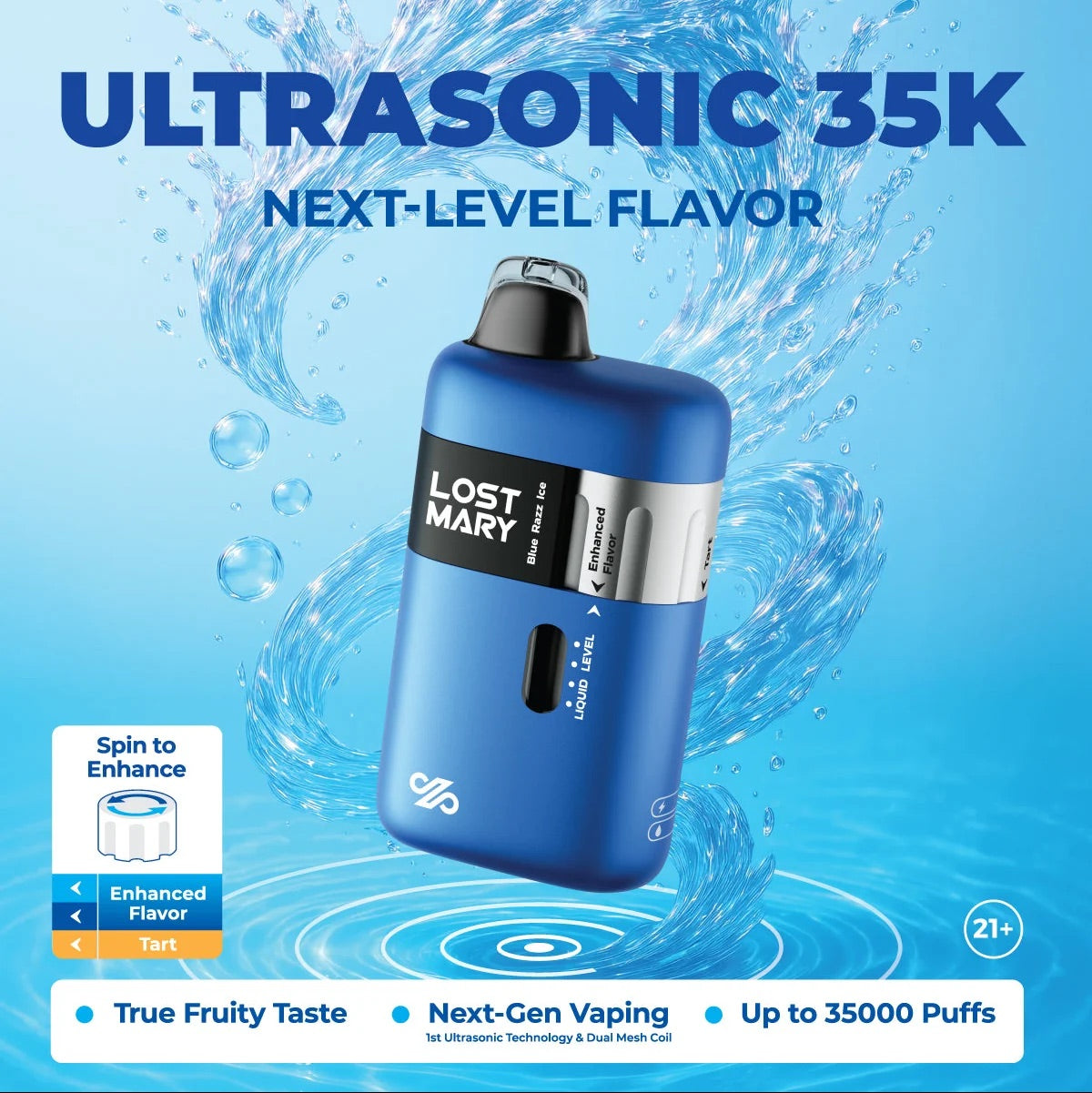 Lost Mary Ultrasonic 35K - 35,000 Puffs
