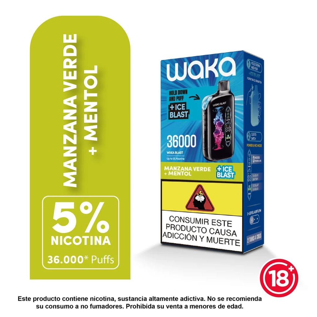 Waka Blast 36K - 36,000 Puffs