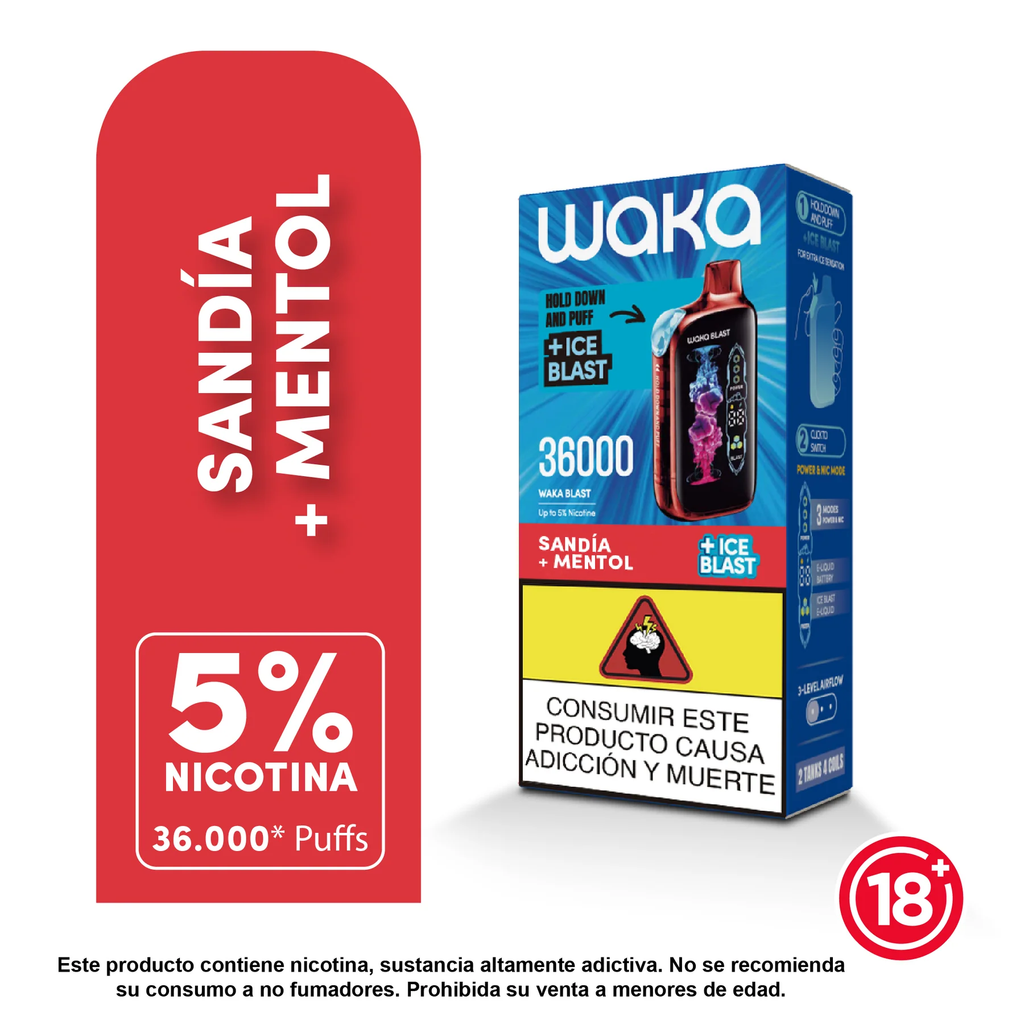 Waka Blast 36K - 36,000 Puffs