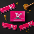 Pink Pussycat Honey Miel Natural para Mujer con Polen de Abeja, Ginseng y Gelatina Natural 20g